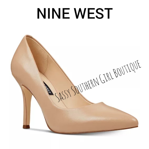 Nine West | Shoes | Nine West Nude Tan Leather Pumps | Poshmark